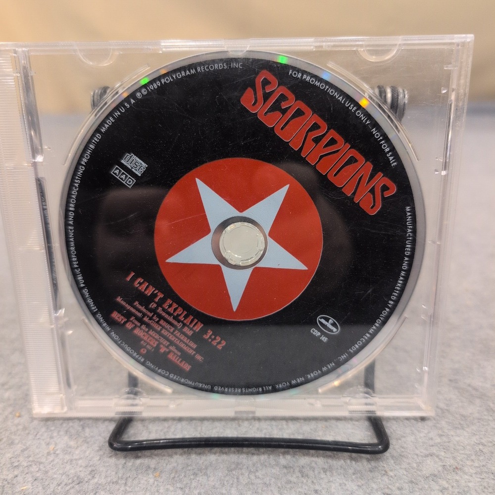 Scorpions I Can't Explain 1989 Promo CD Single Mercury CDP 145 Best of Rockers - Picture 1 of 1